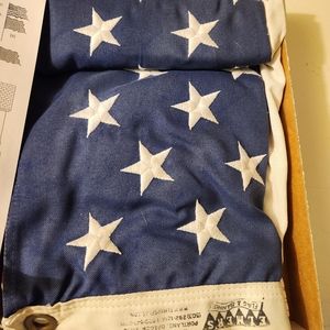 American flag, 3 by 5 new in box